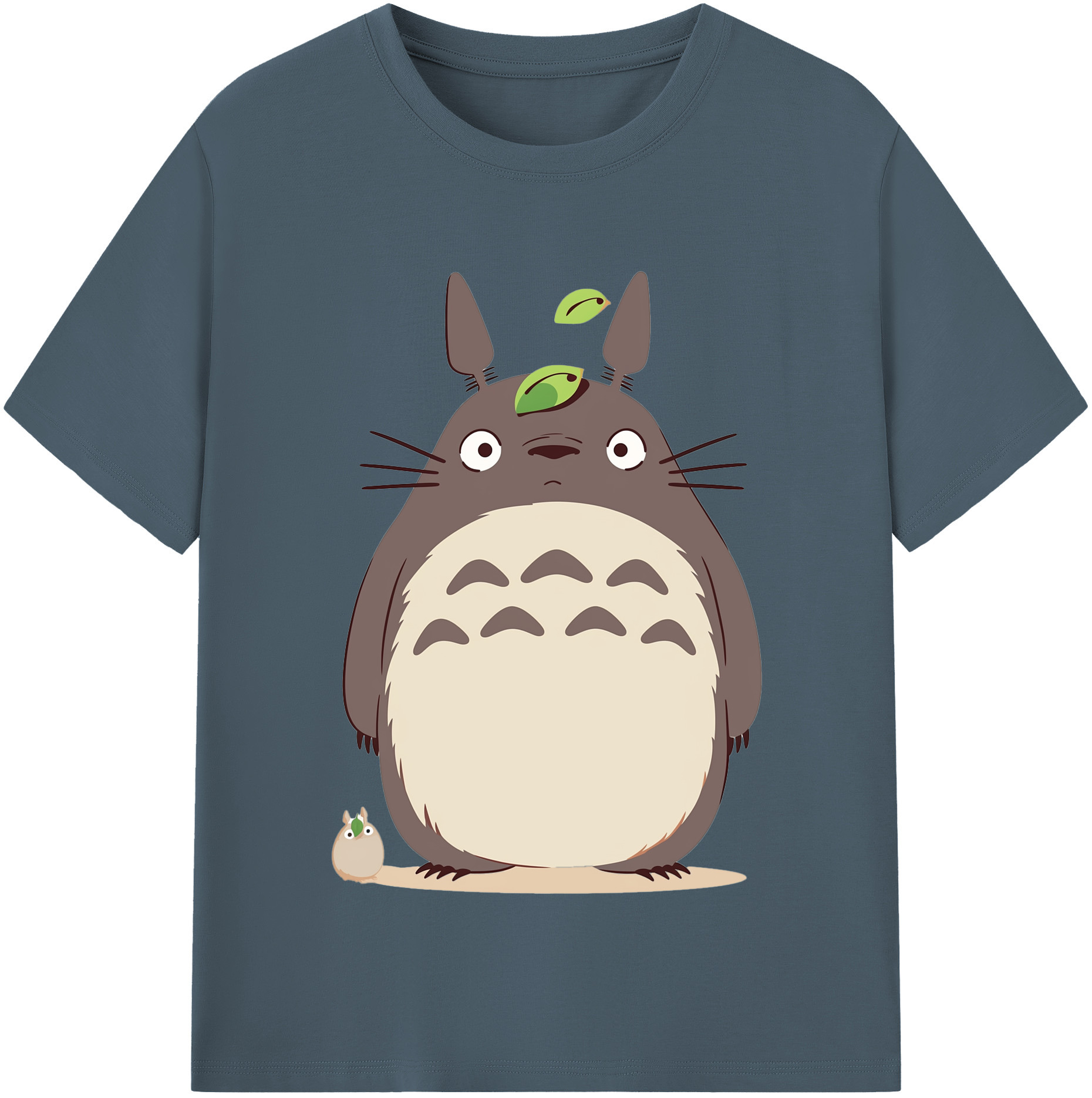 （画像用） となりのトトロ 草壁メイ 草壁サツキ My Neighbor Totoro Satsuki Kusakabe Mei Kusakabe 綿100％半袖Tシャツ（フロントプリント）